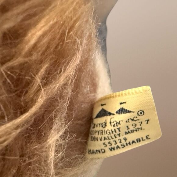 Vintage 1977 Animal Fair Bigfoot Capitan Caveman?? Stuffed Animal Plush 21” - Picture 8 of 12